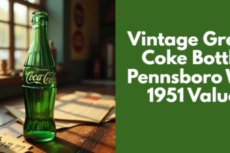 Vintage Green Coke Bottle Pennsboro WV 1951 Value